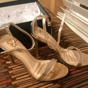 Like New LuLu’s Gold Strappy Heels, Worn Once